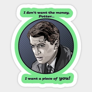The Revenge of George Bailey Sticker